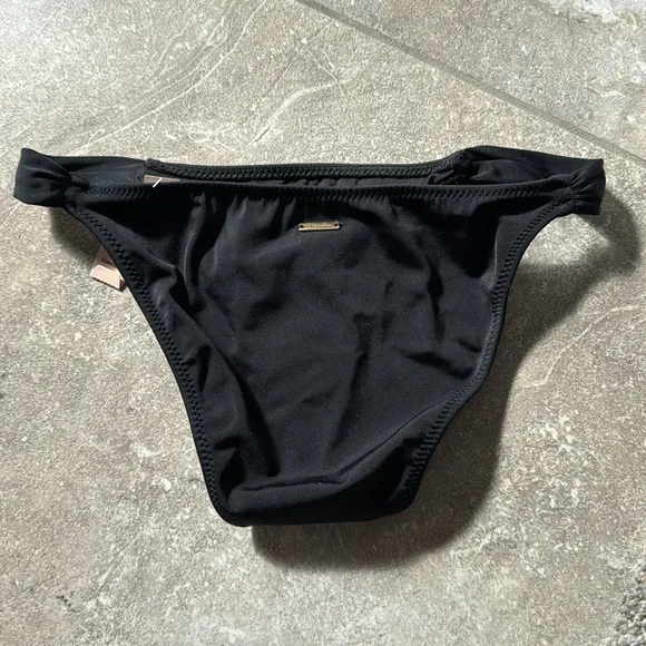 NWT Victoria’s Secret Black Swim bottoms - Picture 2 of 4